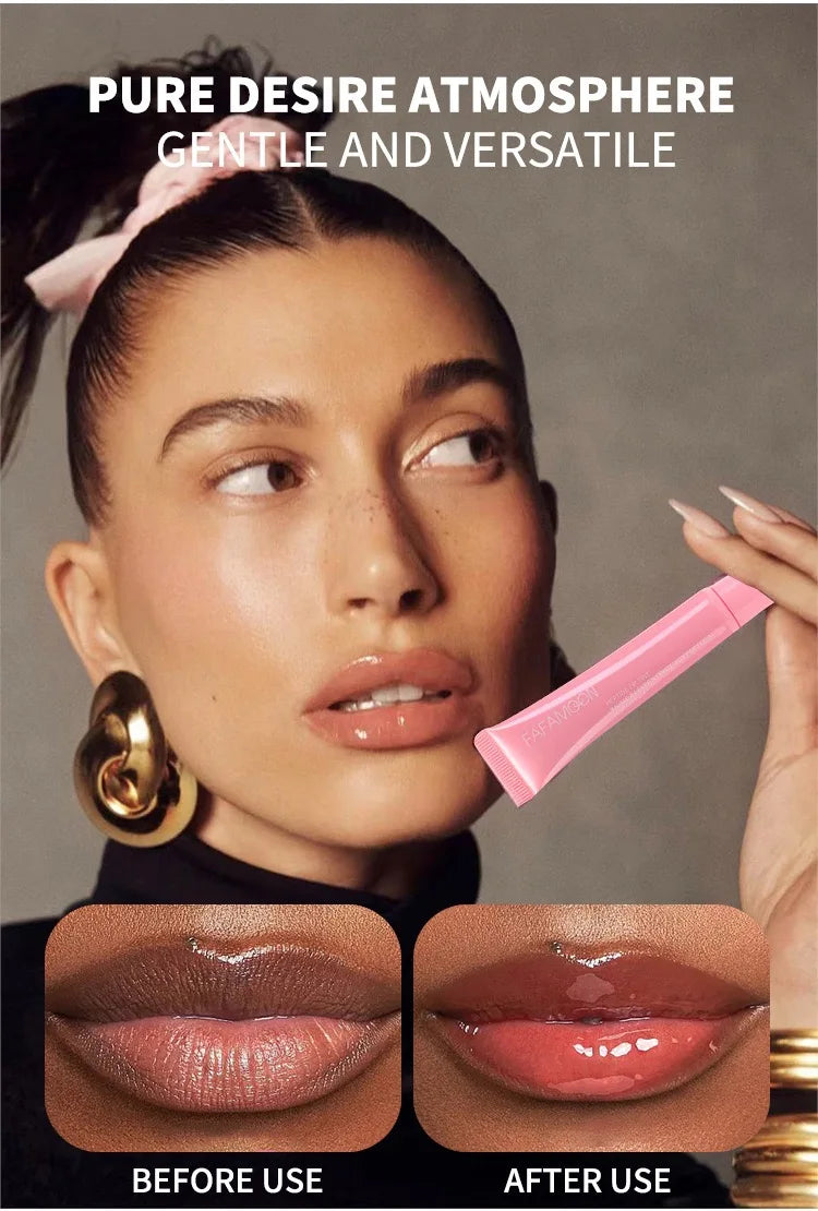 Mirror Shine Lip Gloss – Plumping, Moisturizing Nude Brown
