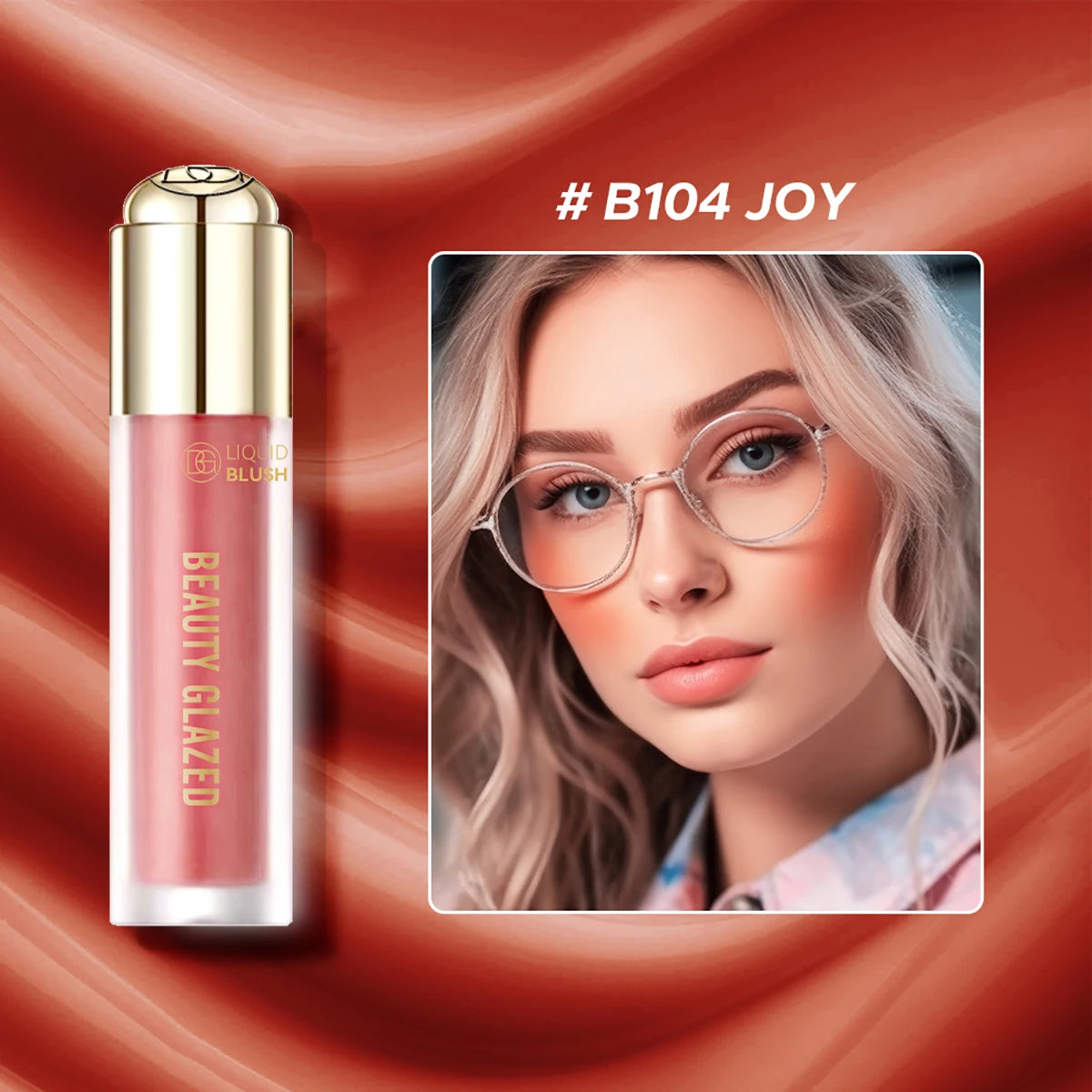 Beauty Glazed Liquid Blush – Long-Lasting & Waterproof