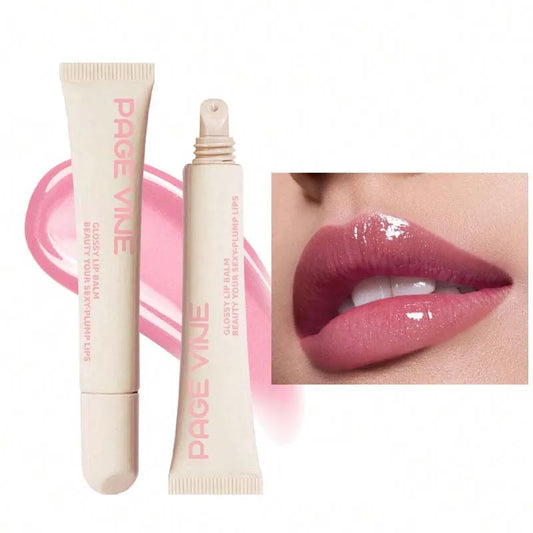 Mirror Shine Lip Gloss – Plumping, Moisturizing Nude Brown
