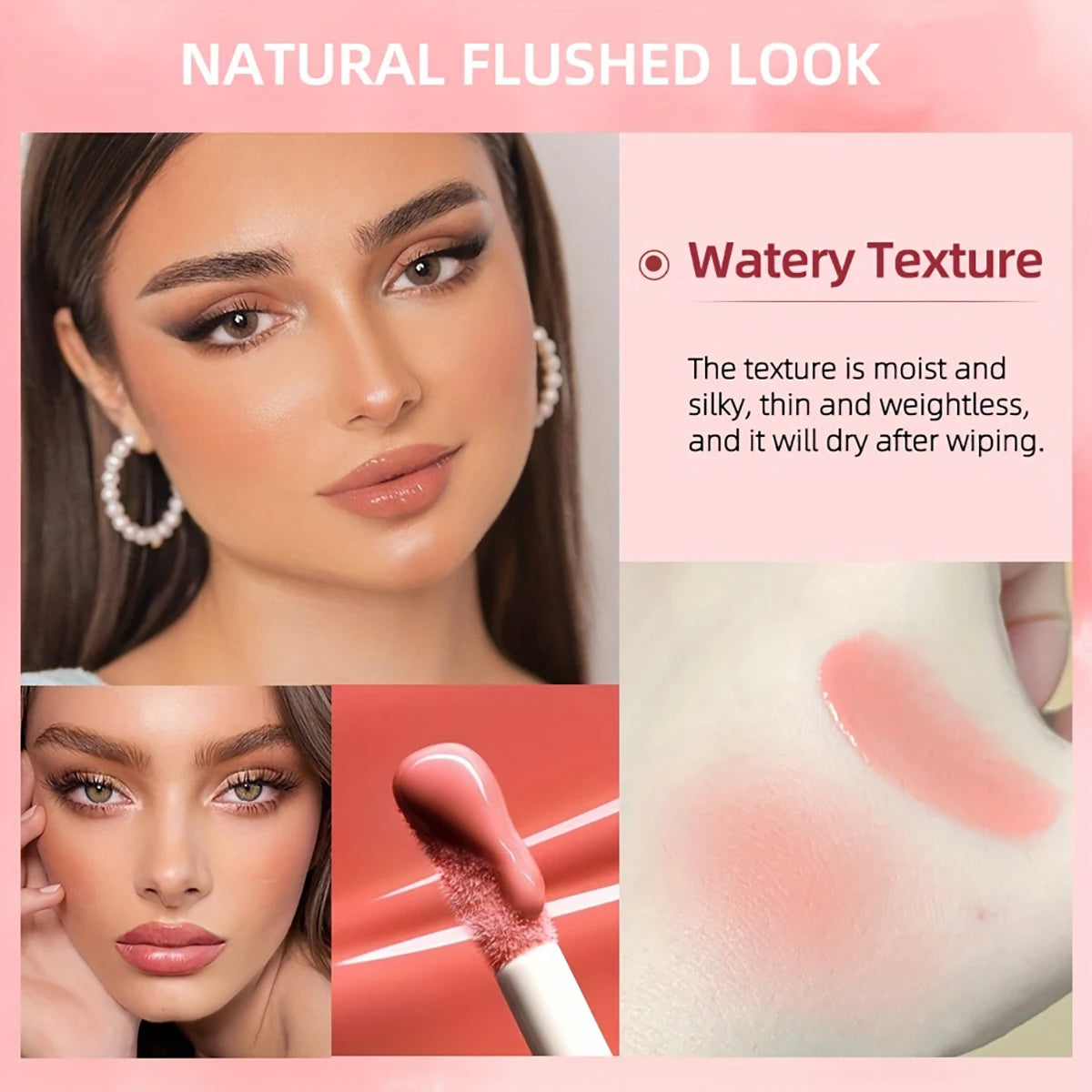 Beauty Glazed Liquid Blush – Long-Lasting & Waterproof